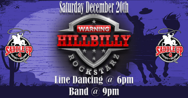 Hillbilly Rockstarz Live at Saddle Up @ Q
