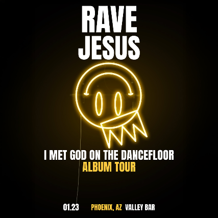 Image of RAVE JESUS - I MET GOD ON THE DANCEFLOOR Image of RAVE JESUS - I MET GOD ON THE DANCEFLOOR