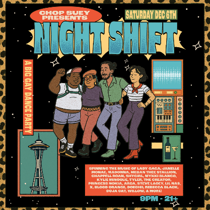 image of NIGHT SHIFT: A BIG GAY DANCE PARTY! image of NIGHT SHIFT: A BIG GAY DANCE PARTY!