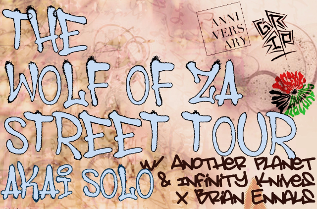 AKAI SOLO, Infinity Knives x Brian Ennals, QThree, Reek Hellasmoke, Edbwoy