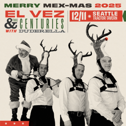 image of El Vez & The Centuries w/ Duderella - Merry Mex-Mas 2025 (partially seated) image of El Vez & The Centuries w/ Duderella - Merry Mex-Mas 2025 (partially seated)