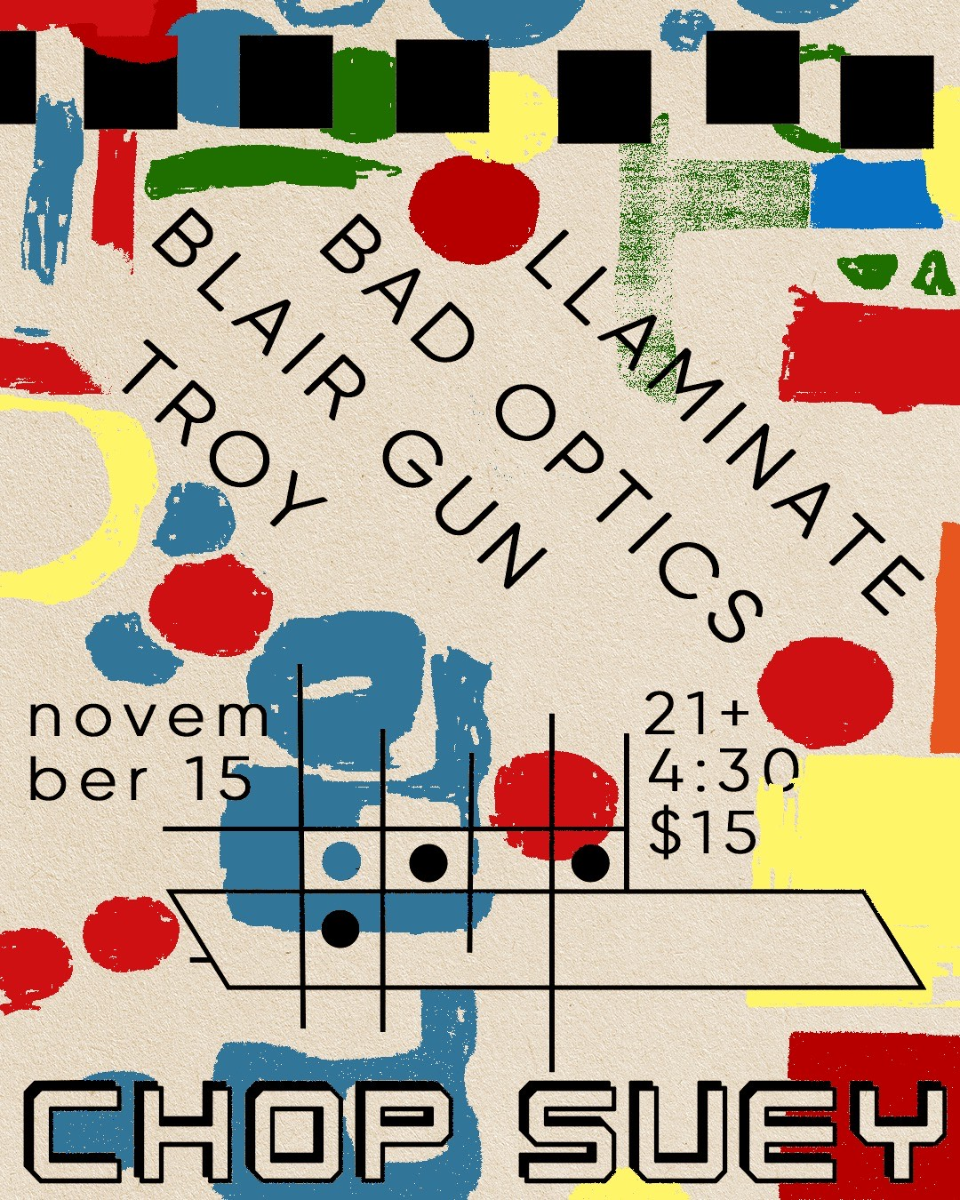 Event Image - Laminate, Bad Optics, Blair Gun, TROY