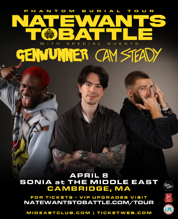 NateWantsToBattle ‘Phantom Burial Tour’ at Sonia – Cambridge, MA