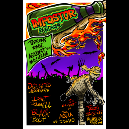 Impostor Syndrome (Performs Rage Against the Machine), Dedicated Servers, Dirt Russell, Black Bolt