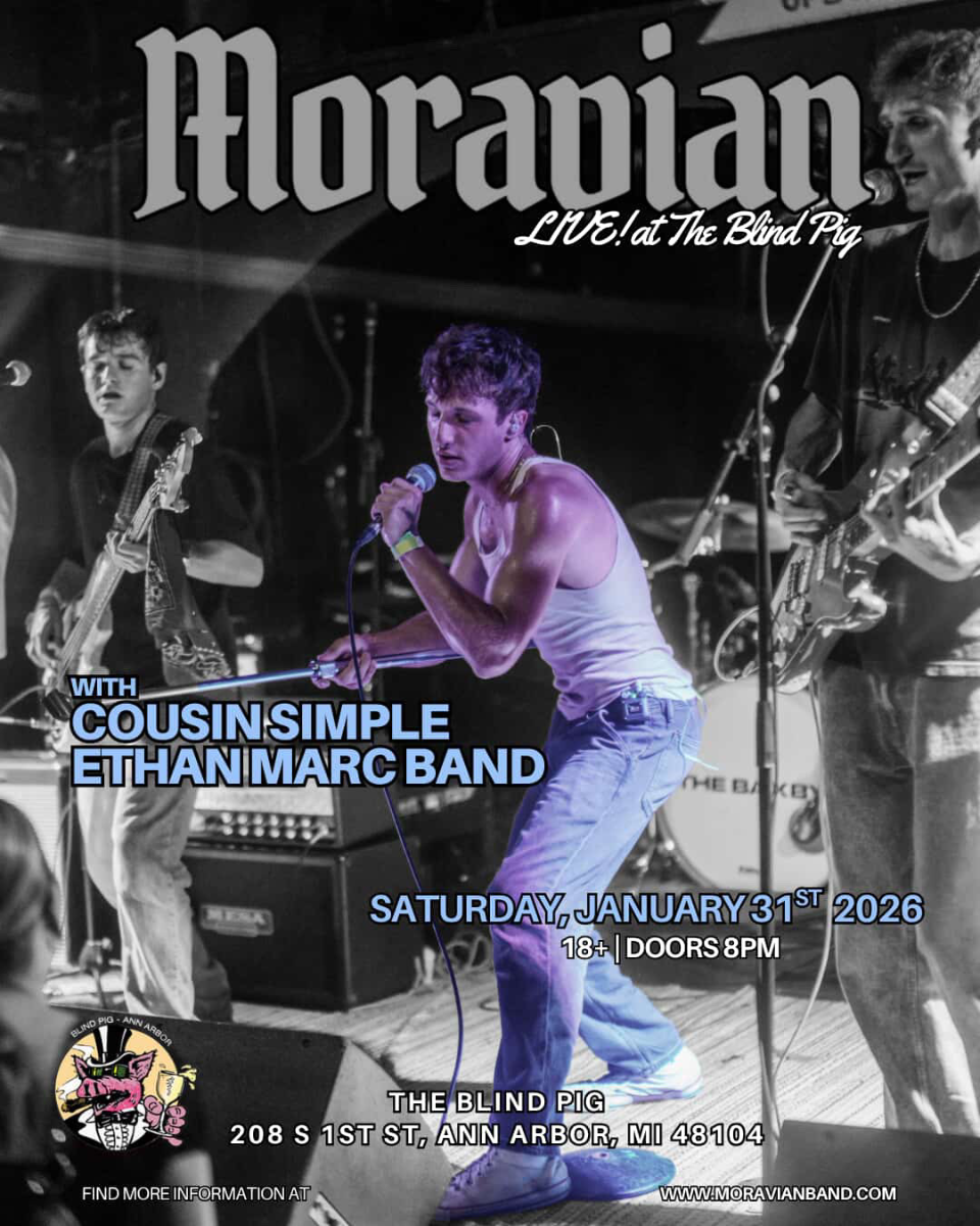 Moravian, Cousin Simple, Ethan Marc Band - 31/01/26