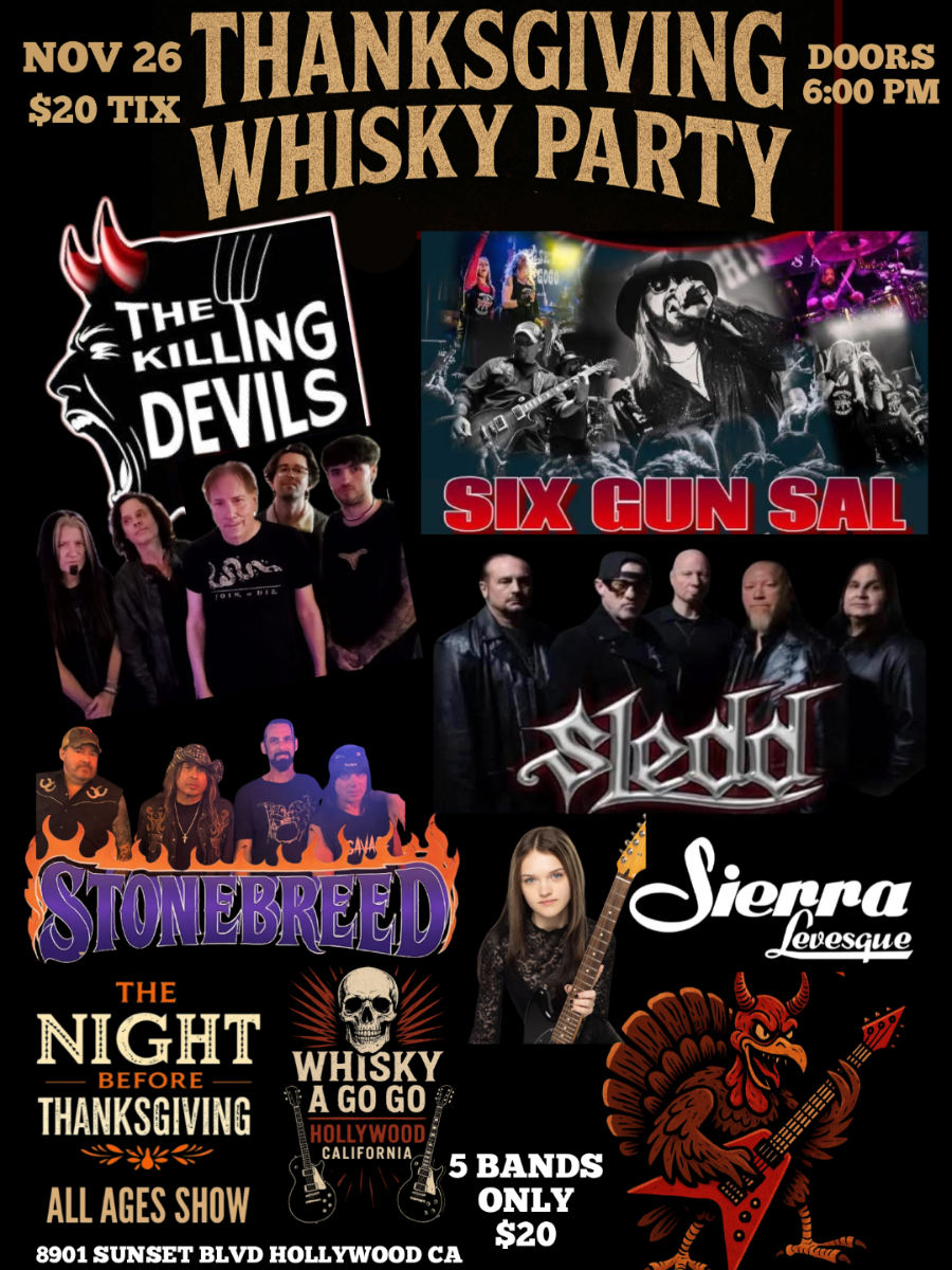 The Killing Devils, Stonebreed, Six Gun Sal, Sledd , Sierra Levesque