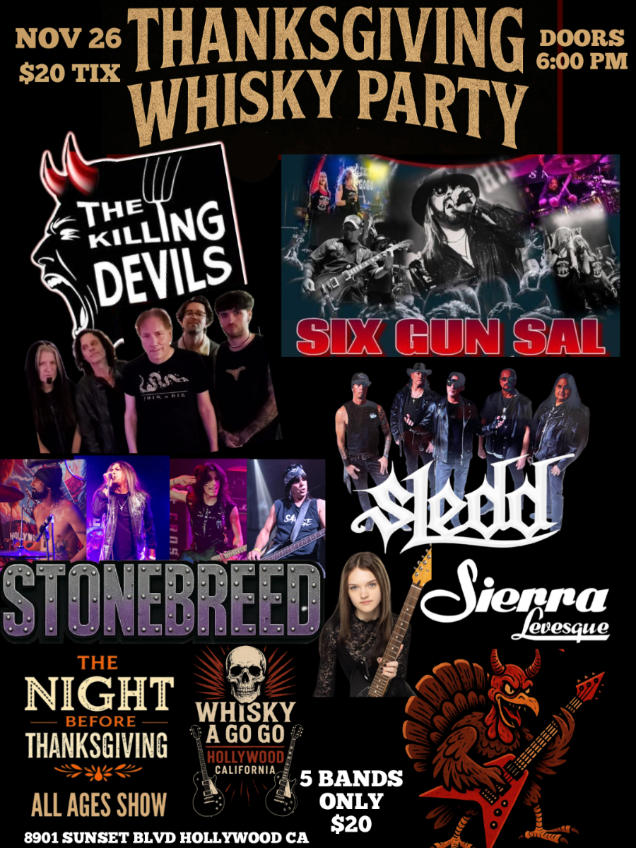 The Killing Devils, Stonebreed, Six Gun Sal, Sledd , Sierra Levesque