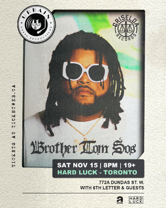 Brother Tom SOS with The 6th Letter and Guests at Hard Luck Bar at Hard Luck Bar – Toronto, Canada