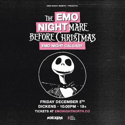 The Emo Nightmare Before Christmas Calgary at Dickens - Dec 5 2025