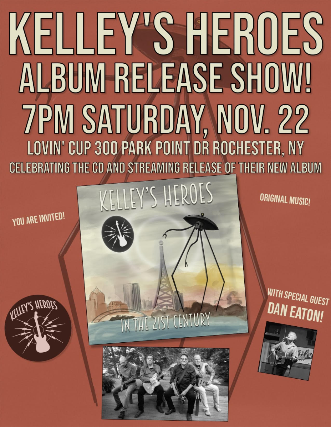 Image of Kelley's Heroes: In the 21st Century Album Launch Image of Kelley's Heroes: In the 21st Century Album Launch