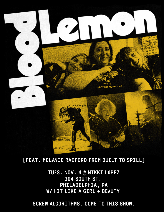 Blood Lemon (ft Melanie Radford from Built to Spill)