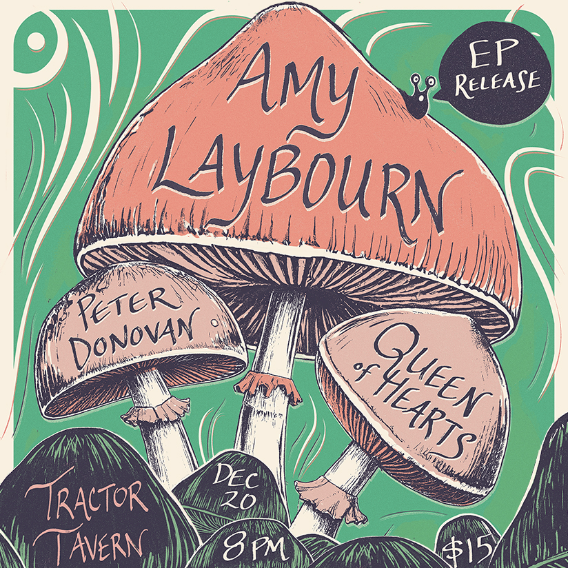 Amy Laybourn (EP Release!) w/ Peter Donovan, Queen of Hearts