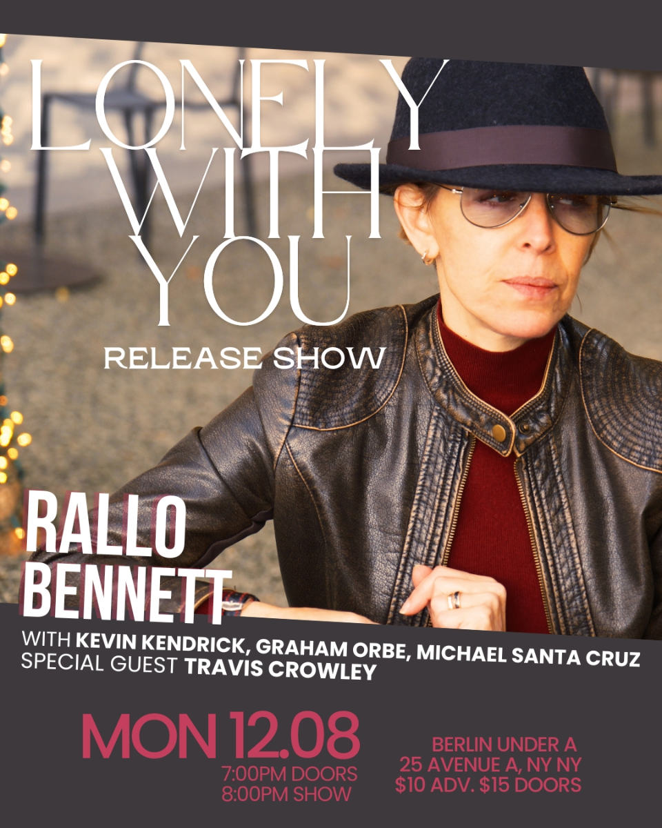 Rallo Bennett "Lonely With You" Single Release Show with special guest Travis Crowley
