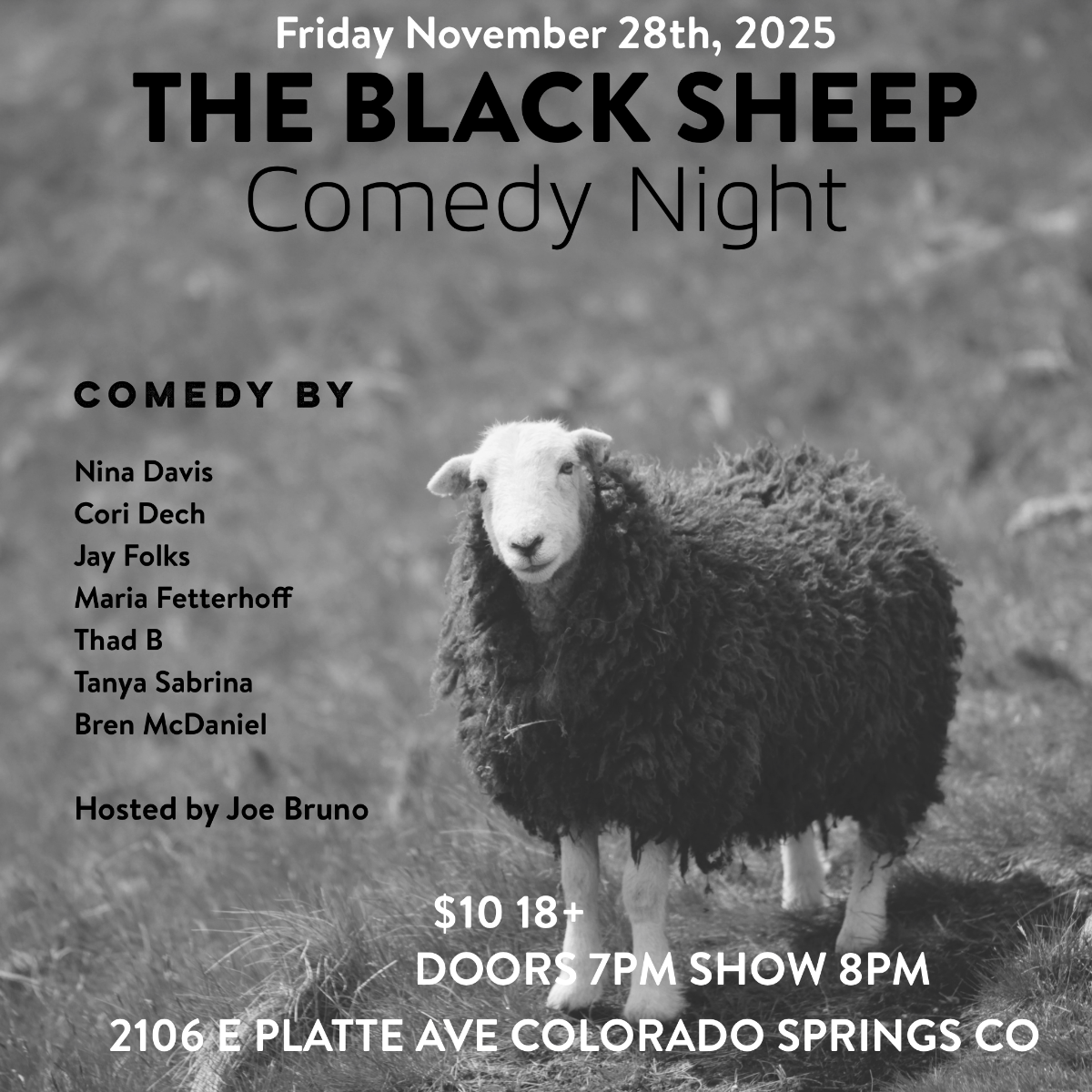 Featured Image - The Black Sheep Comedy Night - 28