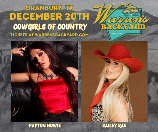 Payton Howie & Bailey Rae Acoustic on the inside stage