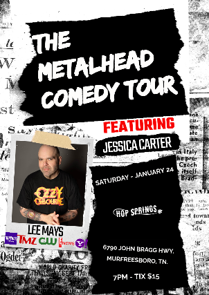The MetalHead Comedy Tour at Hop Springs – Murfreesboro, TN