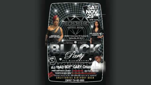 All Black Attire Party