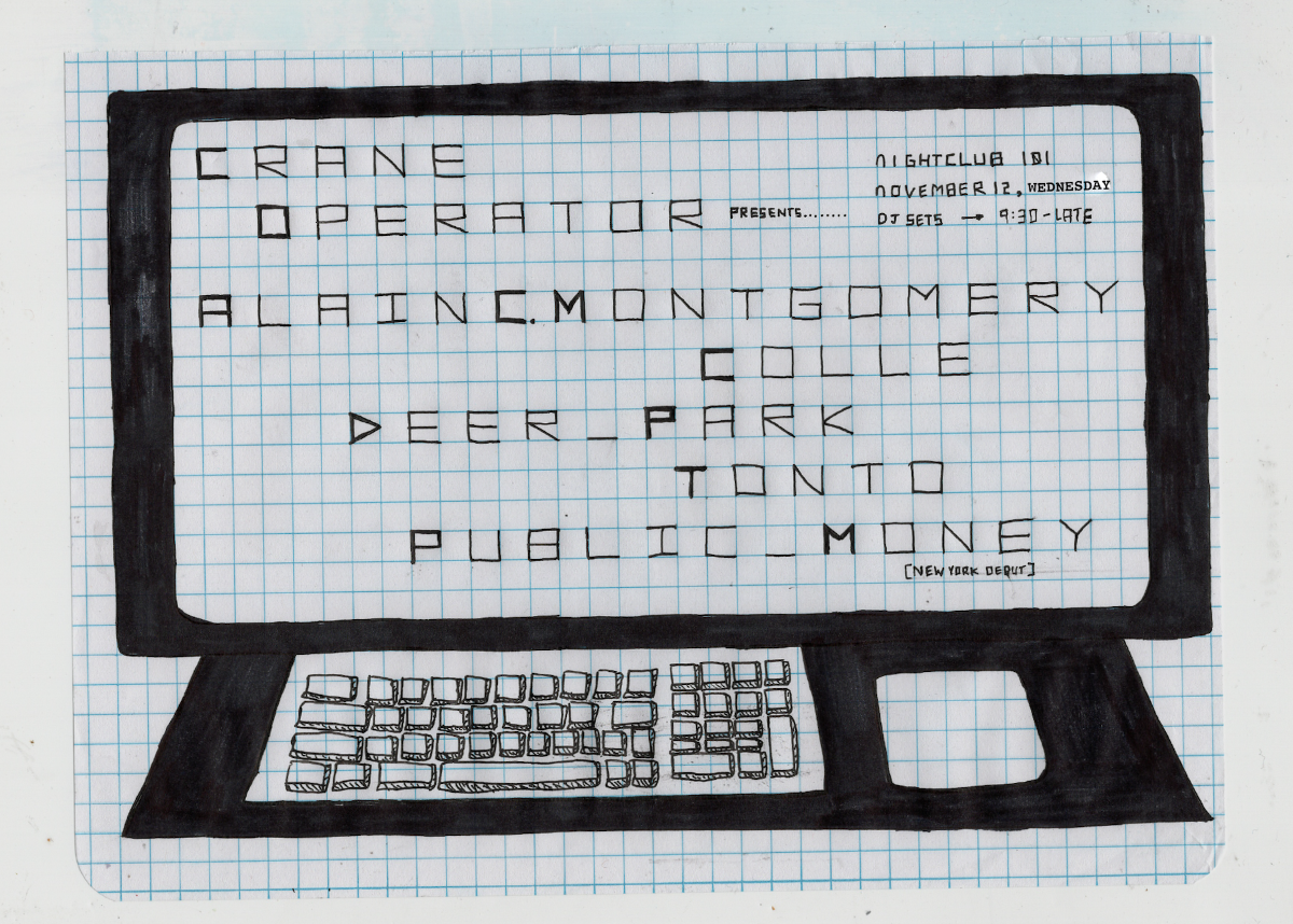Crane Operator Presents: Tonto, Alain C. Montgomery, Colle, Deer Park, Public Money