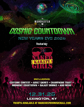 Image of Cosmic Countdown: New Years Eve Party with Naked Karate Chicks Image of Cosmic Countdown: New Years Eve Party with Naked Karate Chicks