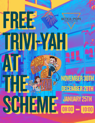 Betka Pope Productions presents Trivi-YAH! at The Pyramid Scheme – Grand Rapids, MI