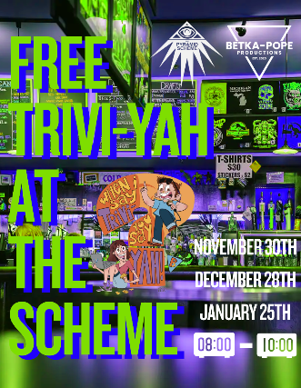 Betka Pope Productions presents Trivi-YAH! at The Pyramid Scheme – Grand Rapids, MI