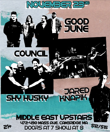 Good June, Council, Shy Husky, Jared Knapik