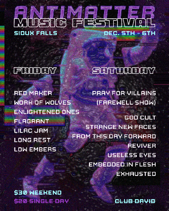 Antimatter Music Festival (Friday)