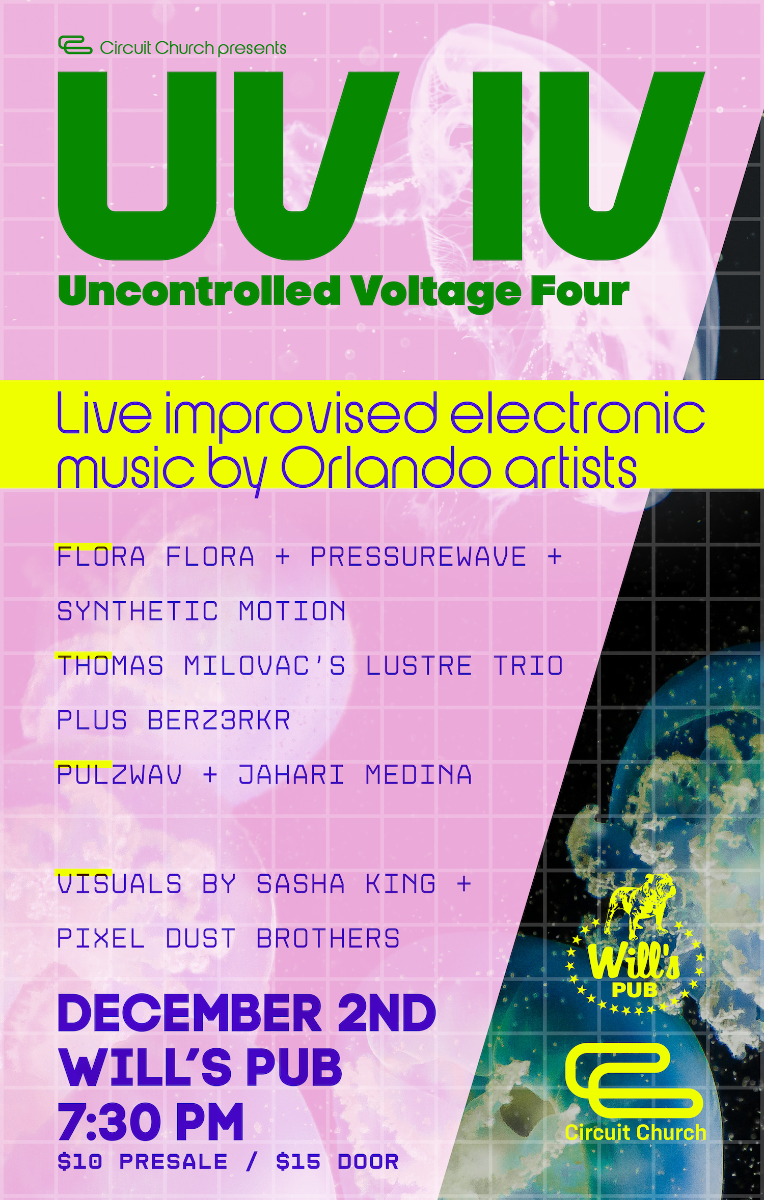 Uncontrolled Voltage 4: A night of electronic meets acoustic improvisation