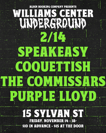 Purple Lloyd with The Commissars, Coquettish, Speakeasy and 2/14