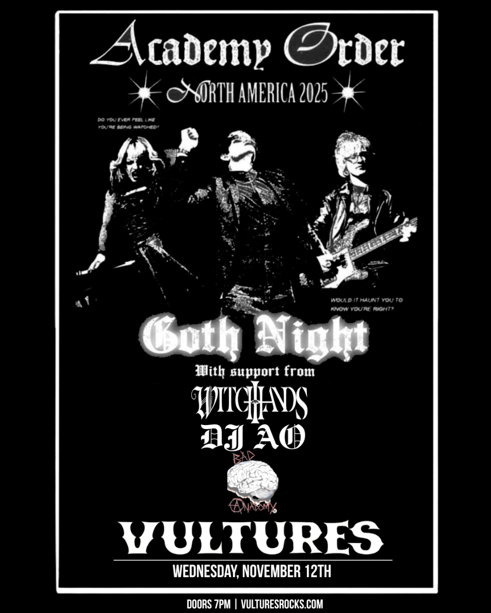 GOTH NIGHT with Academy Order, Witch Hands, Bad Anatomy & DJ AO