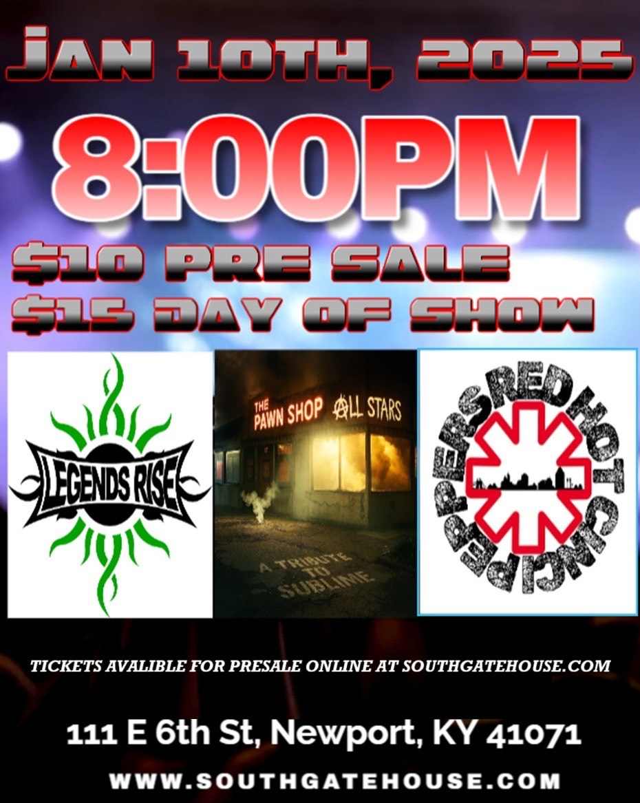 Legends Rise, The Pawn Shop All Stars, Red Hot Cinci Peppers