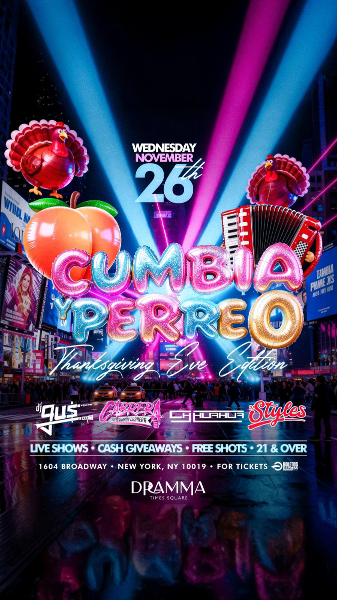 CUMBIA Y PERRO EN BROADWAY!
