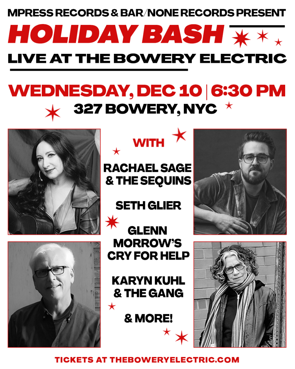 Seth Glier • Rachael Sage & The Sequins • Glenn Morrow's Cry For Help