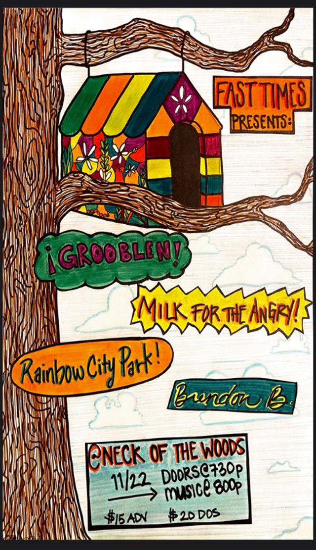 Grooblen/ Milk For The Angry/ Rainbow City Park/ Brendon B