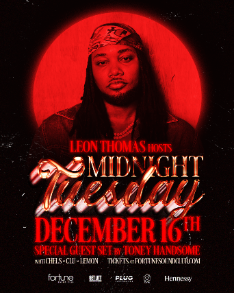 Leon Thomas hosts Midnight Tuesdays at Fortune Sound Club – Vancouver, Canada