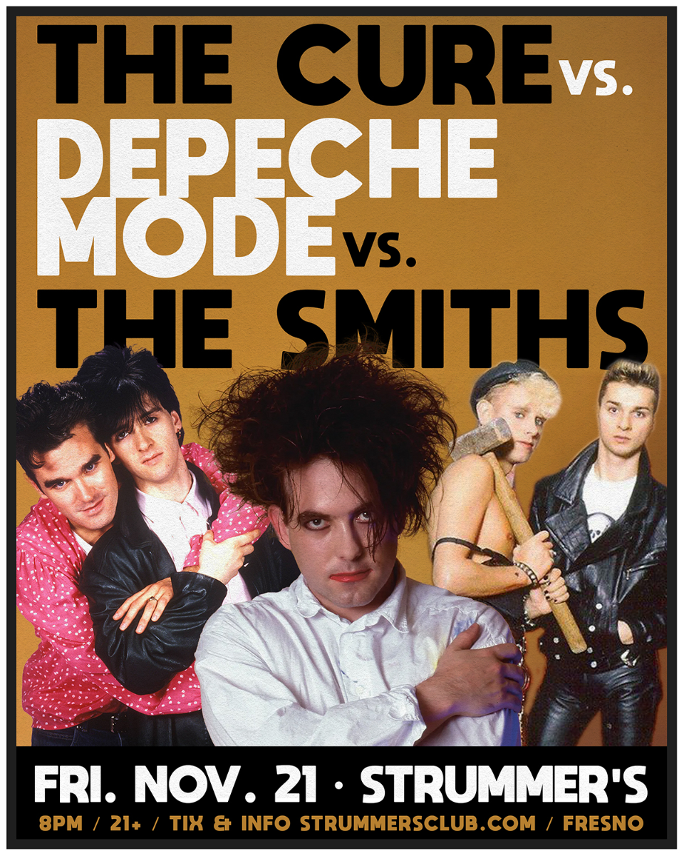 THE CURE vs THE SMITHS vs DEPECHE MODE DJ Night