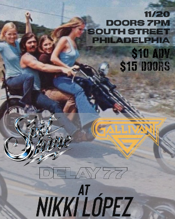 Spit Shine, Gallivant, Delay 77