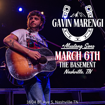 Gavin Marengi at The Basement – Nashville, TN