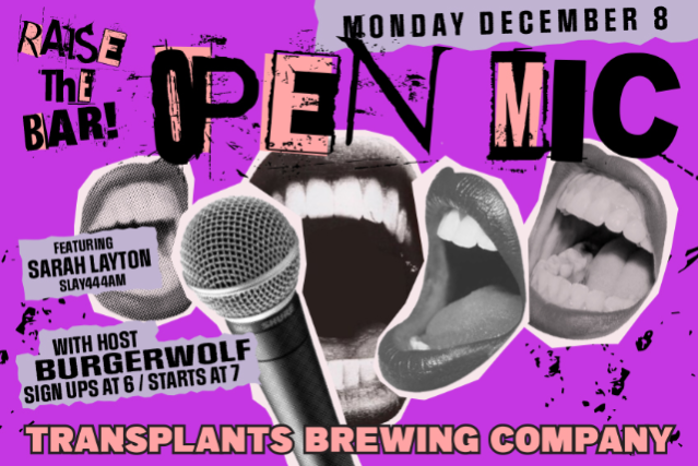 RAISE THE BAR: OPEN MIC NIGHT WITH FEATURED PERFORMER SARAH LAYTON