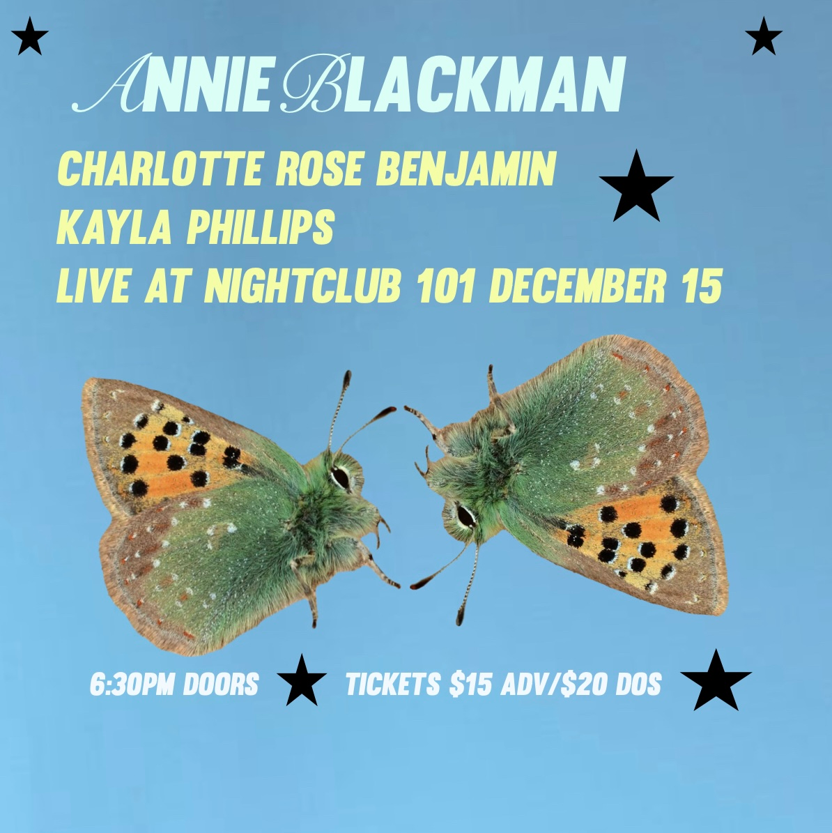 Annie Blackman, Charlotte Rose Benjamin, Kayla Philips