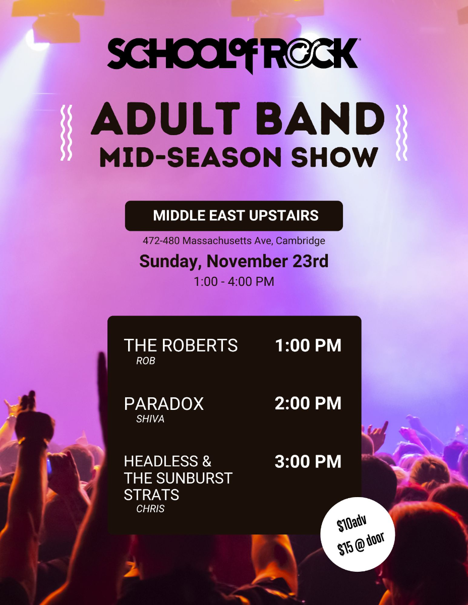 School of Rock Watertown Mid-Season Adult Show