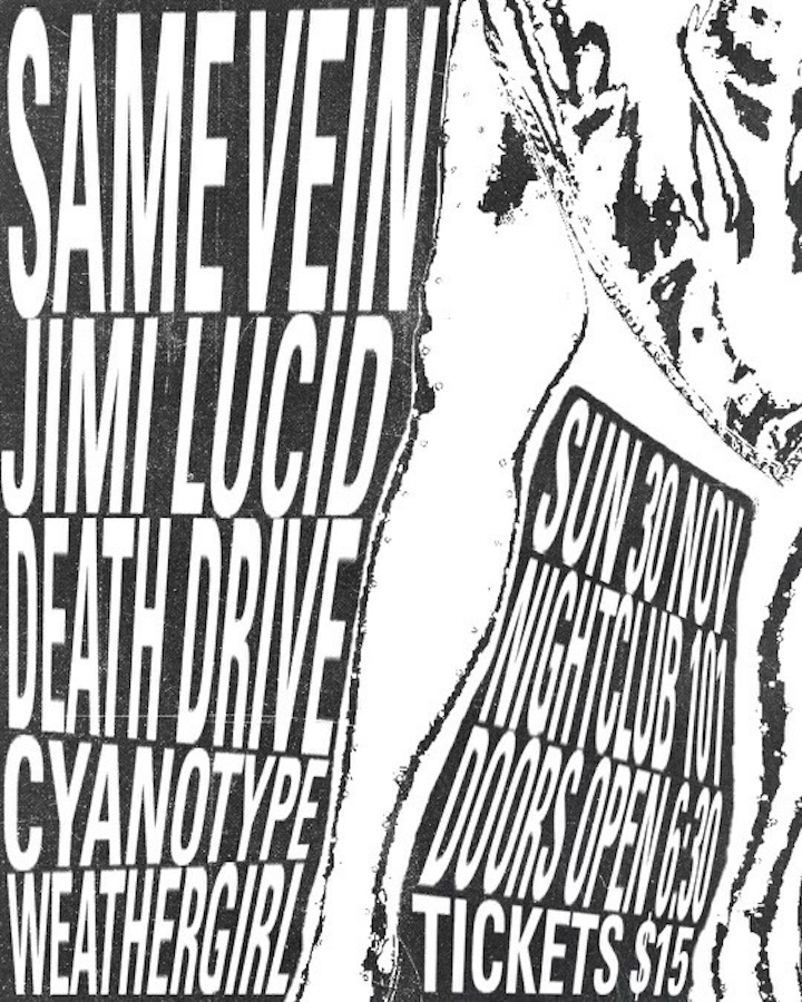 Jimi Lucid, Weathergirl, Death Drive, Same Vein, Cyanotype