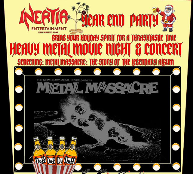 Heavy Metal Movie Night & Year End Party