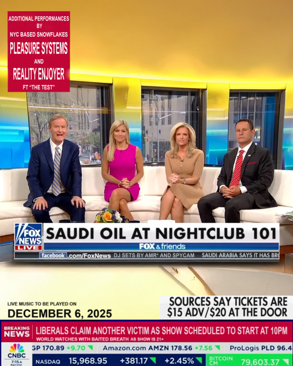 Saudi Oil, Reality Enjoyer ft The Test, Pleasure Systems