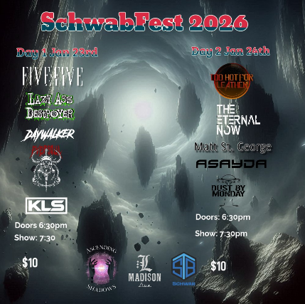 Image of SchwabFest 2026 - January 23rd and 24th Image of SchwabFest 2026 - January 23rd and 24th