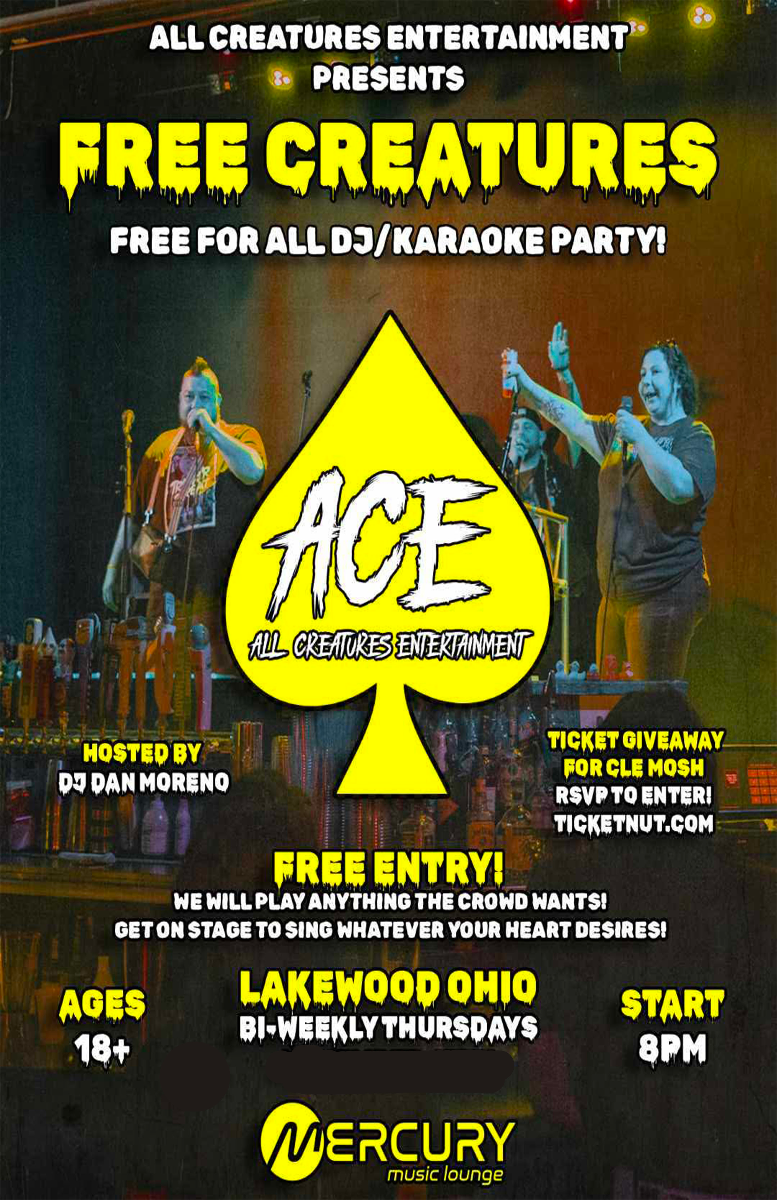 Free Creatures: Free For All DJ/Karaoke Party!