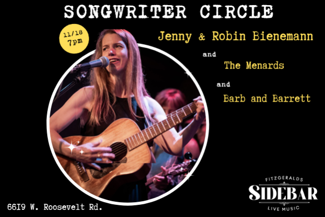 Songwriter Circle w/ Jenny & Robin Bienemann, The Menards, and Barb and Barrett