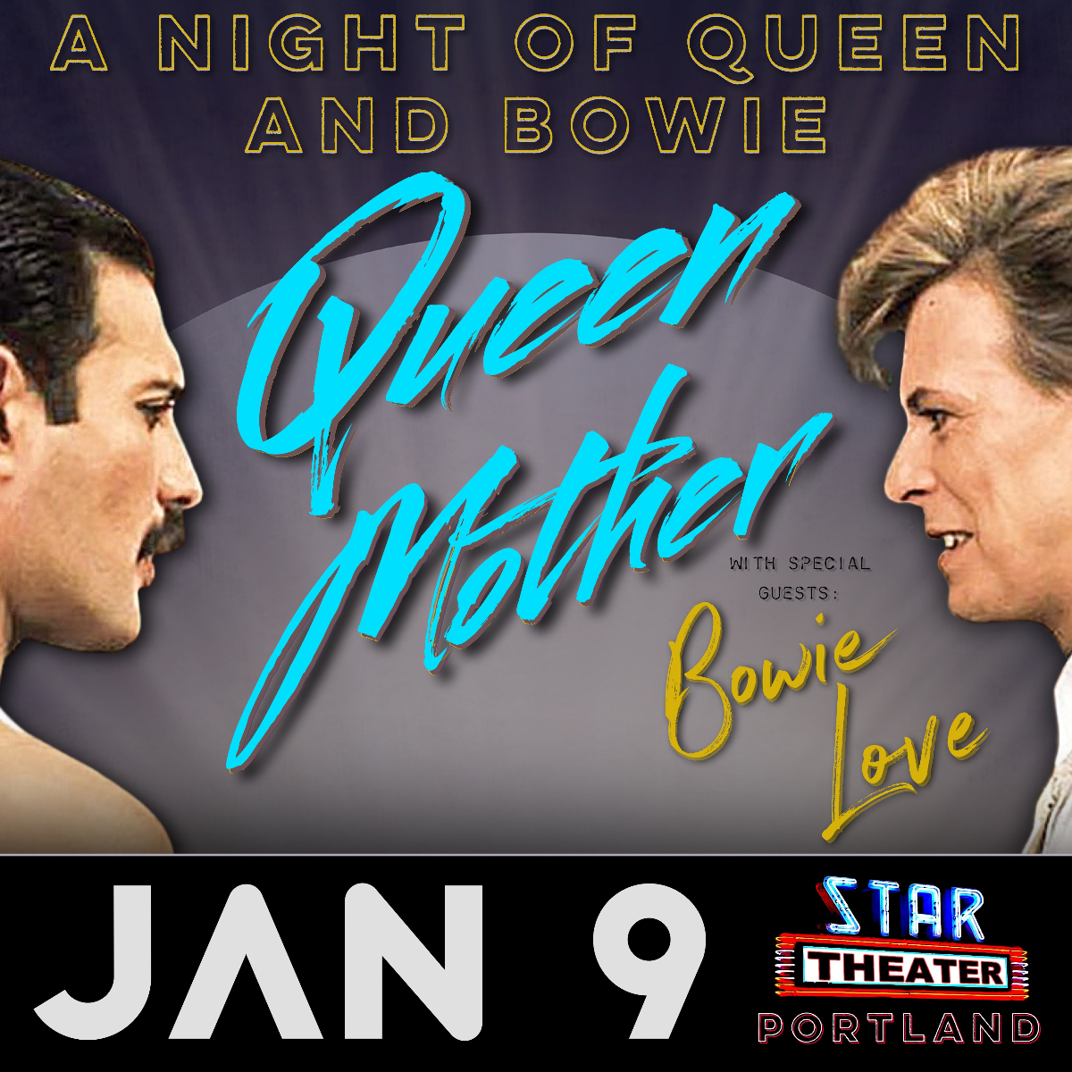 QUEEN MOTHER with Bowie Love