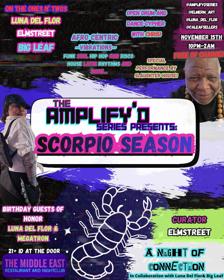 Amplify'd Presents: Scorpio Season | Event Image