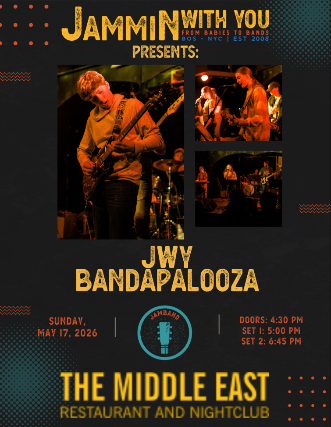 Jammin with You at Middle East – Upstairs – Cambridge, MA
